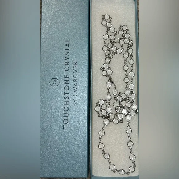 Touchstone Crystal Chanelle Crystal Necklace - Picture 3 of 5